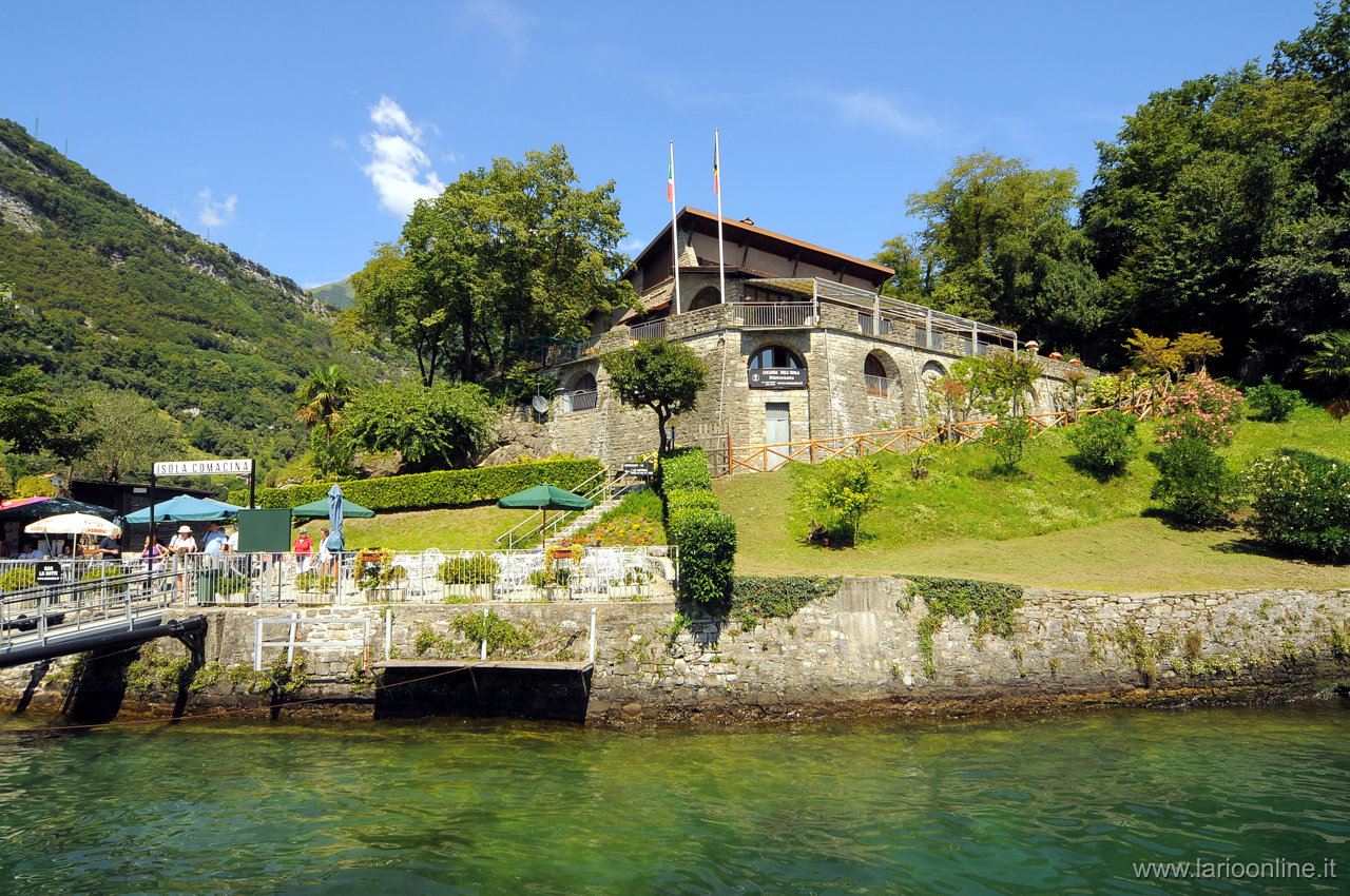 Insel Comacina Comer see