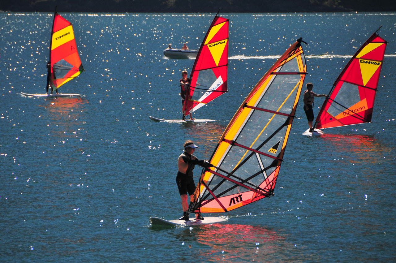 windsurf domaso comer see