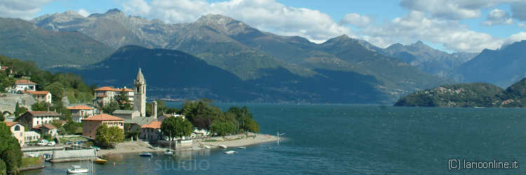 Hamlets on the lake lake Como