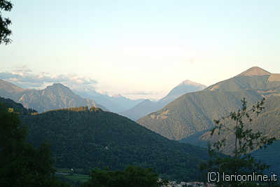 Mountains lake Como